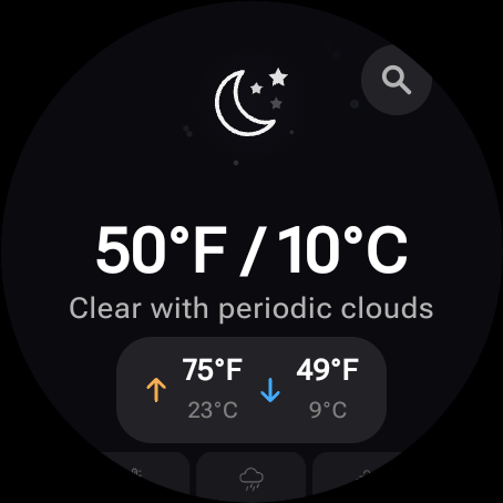 Wear OS conditions
