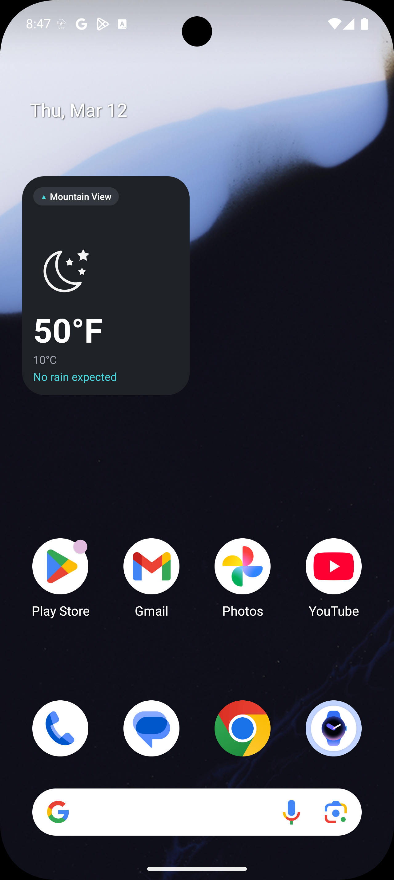 Android widget large